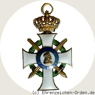 Albrechtsorden Ritterkreuz 1.Klasse mit Schwertern und Krone