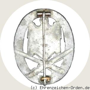 Allgemeines Sturmabzeichen ohne Einsatzzahl Rückseite