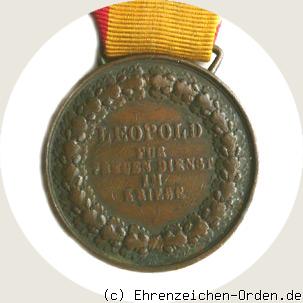 Felddienst-Auszeichnung 1839 Rückseite