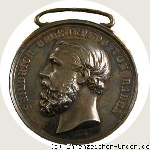 Silberne Verdienstmedaille Friedrich I. älteres Bild 1868