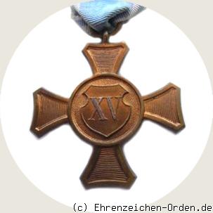 Dienstauszeichnung 1.Klasse für 15 Jahre 1913 Rückseite