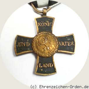 Militärdenkzeichen für 1813, 1814, 1815 Rückseite