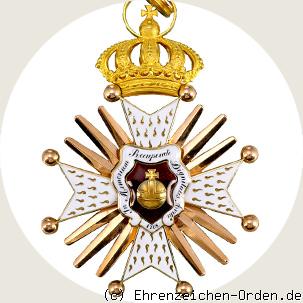 Haus-Ritter-Orden vom heiligen Hubertus Rückseite