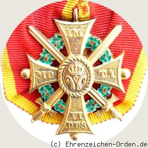 Orden Heinrich des Löwen Verdienstkreuz 1.Klasse mit Schwertern
