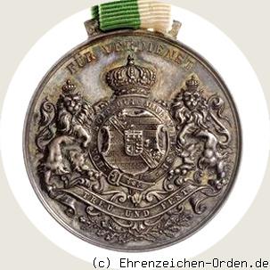Große Herzog Alfred Medaille Rückseite