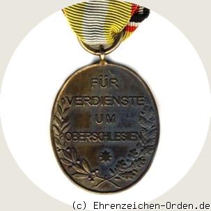 Medaille für Oberschlesien des Freikorps Oberland Rückseite