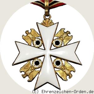 Deutscher Adlerorden Kreuz 2. Klasse / 3. Klasse Rückseite
