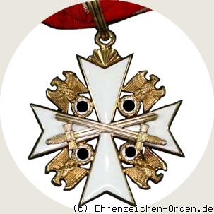 Deutscher Adlerorden Kreuz 2. Klasse / 3. Klasse mit Schwertern