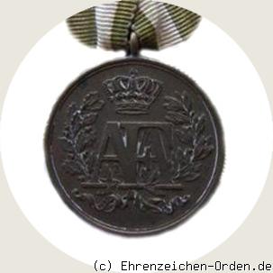 Dienstauszeichnung 3. Klasse für 9 Jahre Bronzene Medaille 1878