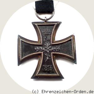 Eisernes Kreuz 2.Klasse 1914 für Kämpfer Rückseite