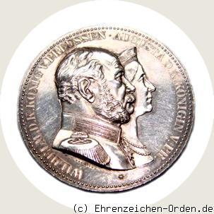 Ehejubiläums-Medaille zur goldenen Hochzeit 1879