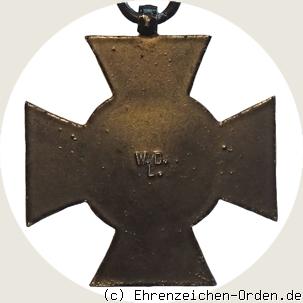 Ehrenkreuz des 1.Weltkrieges  Hinterbliebenenkreuz Rückseite