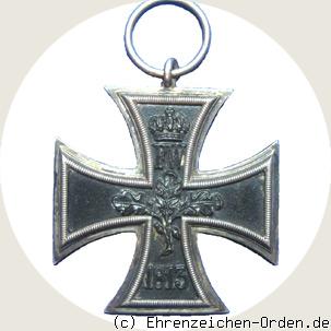 Eisernes Kreuz 2.Klasse 1870 für Kämpfer Rückseite
