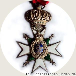 Hausorden der Wachsamkeit / Vom Weißen Falken Ritterkreuz 2.Klasse Rückseite