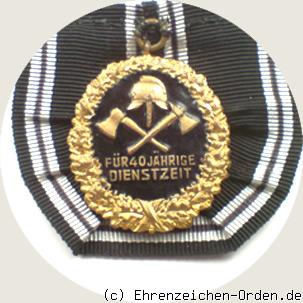 Feuerwehr Ehrenzeichen 40 Jahre LV Preußen 2. Form