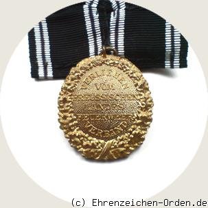 Feuerwehr Ehrenzeichen 40 Jahre LV Preußen 2. Form Rückseite
