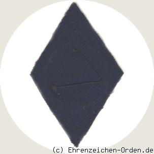 Ärmelabzeichen Freikorps Isarwinkel Mangfall Rückseite