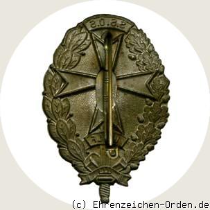 Ehrenzeichen Selbstschutz-Bataillon Wolf Rückseite