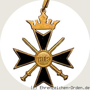 Diebitsch-Kreuz 1. Klasse Rückseite