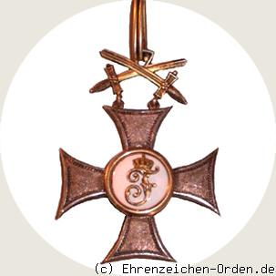 Friedrichsorden Ritterkreuz 2.Klasse mit Schwertern