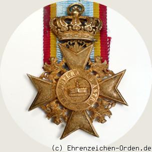 Hausorden der Wendischen Krone Goldenes Verdienstkreuz