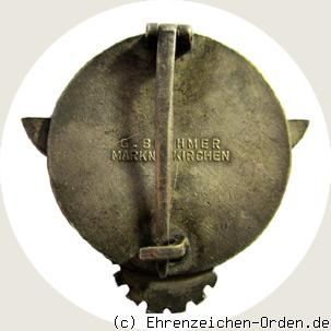 Ehrenzeichen Gausieger im Reichsberufswettkampf 1939 Rückseite