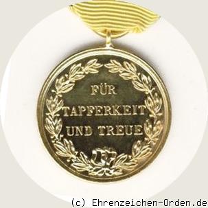 Goldene Militärverdienstmedaille 1892 Rückseite