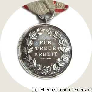 Allgemeines Ehrenzeichen für Treue Arbeit 1894 Rückseite