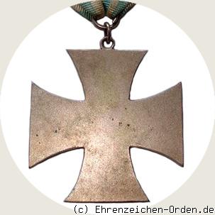 Weltkriegs-Erinnerungskreuz des königlich-bayerischen 22. Infanterie-Regiments Rückseite
