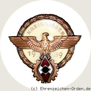 Ehrenzeichen Kreissieger im Reichsberufswettkampf 1939