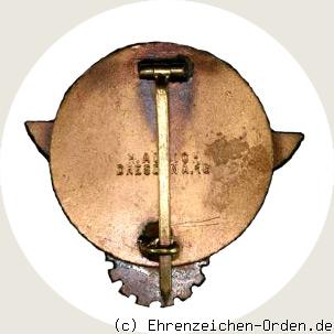 Ehrenzeichen Kreissieger im Reichsberufswettkampf 1939 Rückseite