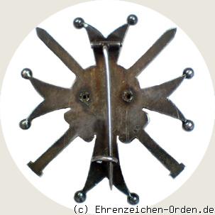 Kreuz der Deutschen Ehrenlegion (Ritterschaft unbekannt) Rückseite