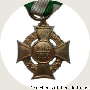 Ehrenkreuz für freiwillige Wohlfahrtspflege im Kriege 1914-18 Rückseite