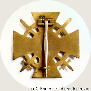 Verdienstkreuz (unbekannt) preußischer Kriegerverein Rückseite