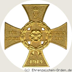 Kriegsehrenkreuz für heldenmütige Tat  1914
