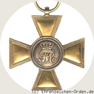 Militär-Dienstkreuz der Unteroffiziere und Mannschaften 2.Klasse für 15 Jahre 1868 – 1913