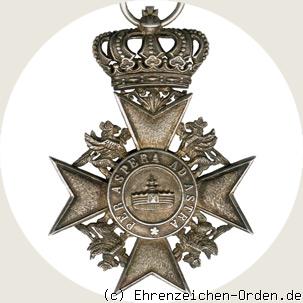 Hausorden der Wendischen Krone Silbernes Verdienstkreuz