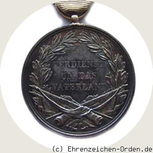 Medaille des Militär-St.Heinrichs-Ordens in Silber Rückseite