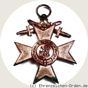 Militärverdienstkreuz 3.Klasse mit Schwertern (3.Form 1913) Rückseite