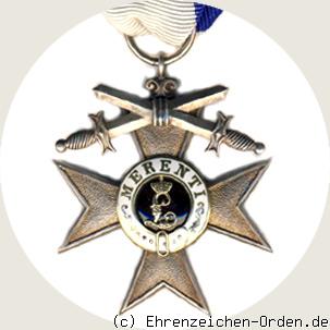 Militär-Verdienstkreuz 1.Klasse mit Schwertern  (2.Form 1905)