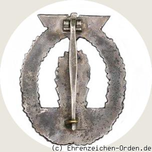 Minensucher-Kriegsabzeichen Rückseite