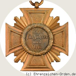 Dienstauszeichnung der NSDAP 1.Stufe Bronze Rückseite