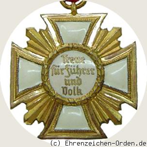 Dienstauszeichnung der NSDAP 3.Stufe Gold Rückseite
