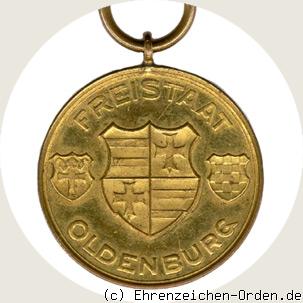 Medaille Verdienste um das Feuerlöschwesen (Freistaat Oldenburg)