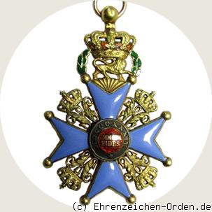 Orden Heinrich des Löwen  Ritterkreuz 1. Klasse Rückseite