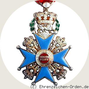 Orden Heinrich des Löwen  Ritterkreuz 2. Klasse mit Schwertern Rückseite
