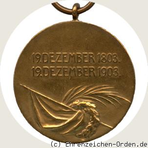 Hannoversche Jubiläumsdenkmünze -19. Dezember 1803-1903 Rückseite