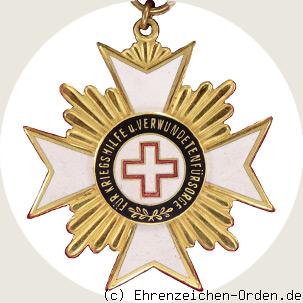 Preußisches Kriegserinnerungskreuz 2. Klasse für Kriegshilfe u. Verwundetenfürsorge weißes Medaillon