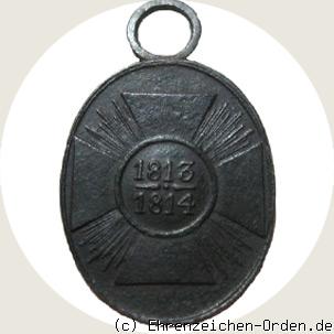 Kriegsdenkmünze für Nichtkämpfer 1813/1814