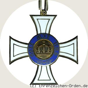 Königlicher Kronen-Orden Kreuz 1. Klasse 1916 – 1918
